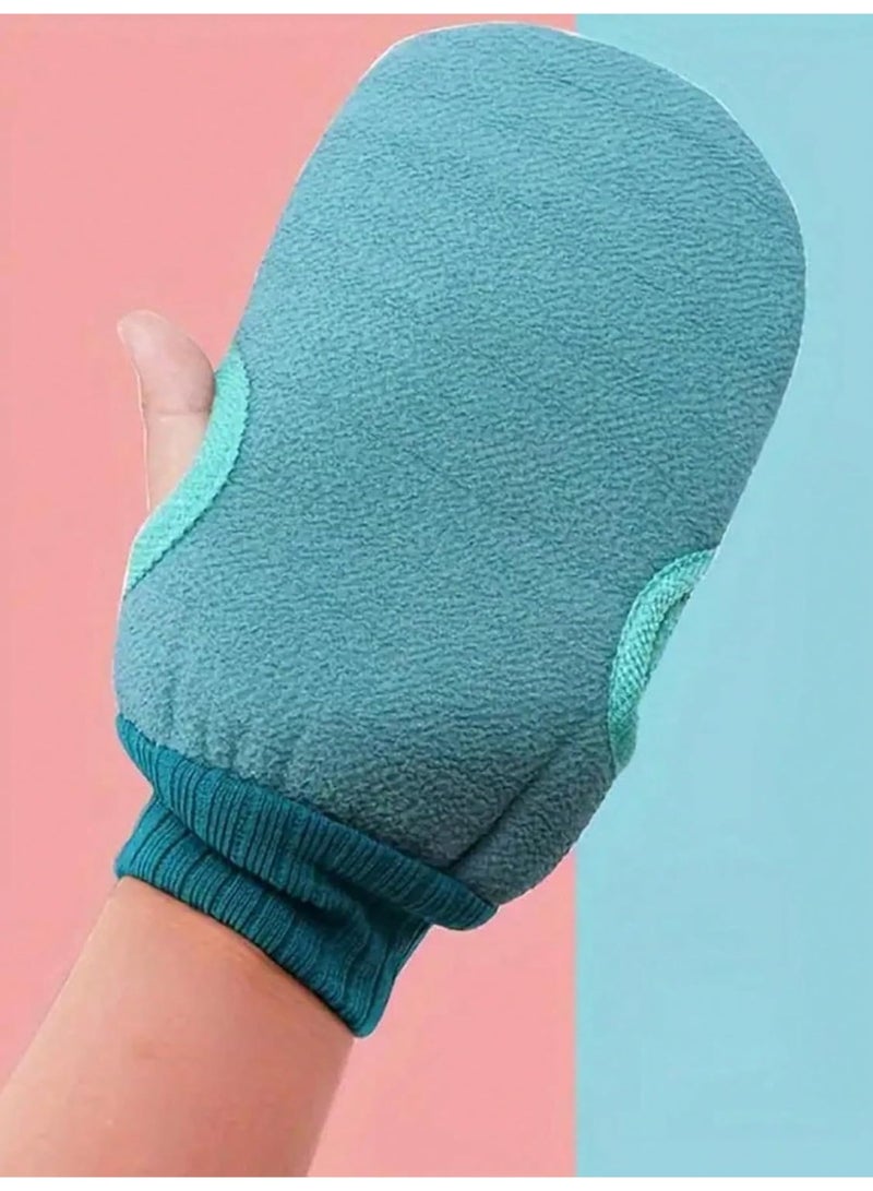 Shein 1pc Exfoliating Bath Body Scrub Cleaning Mitt, Dead Skin Removal Glove, Dual-Sided Body Cleaning Tool For SPA Foam Massage, Exfoliating Towel, Reversible Bath Mitt For Peeling, Suitable For Hydrotherapy, Massage And Body Scrubbing, Body Scrub Bath Accessories, Dead Skin Remover And Face Massager, Comes With Multi-Color Deep Cleansing Bath Towel - Image 5